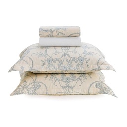 [206934] CARMEL-180 HILOS-240 x 240 cm-JUEGO DE SABANAS QUEEN-KARSTEN