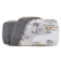 [206956] DINOSSAUROS-180 HILOS-220 x 240 cm-EDREDON TWIN-KARSTEN