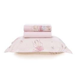 [206964] FADAS-180 HILOS-220 x 240 cm-JUEGO DE SABANAS TWIN-KARSTEN