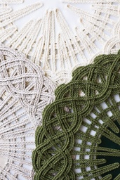 [207048] MAOLI-SOUSPLAT BARBANTE-VERDE-0-SET DE 6 INDIVIDUALES