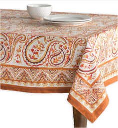 [202625] MAISON DE HERMINE-HARVEST PAISLEY- 153x274- MANTEL RECTANGULAR