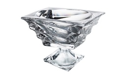 [207458] CASABLANCA-0-285 mm-BOWL CON PIE-C CRISTAL DE BOHEMIA
