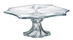 [207529] NEPTUNE-0-330 ml-TORTERA CON PIE-C CRISTAL DE BOHEMIA