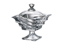 [207459] CASABLANCA-0-245 ml-CAJA CON PIE-C CRISTAL DE BOHEMIA